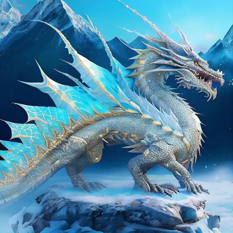 上古四大神龙 | 冰夷 冰夷,高贵无比.