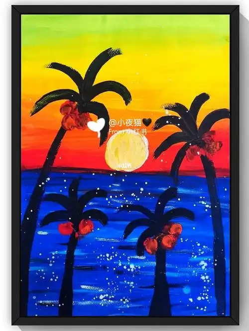 初级儿童水粉_水粉画_创意美术_儿童创意美术_兴趣爱好_绘画