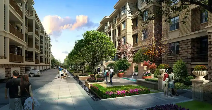 小区绿化景观设计案例效果图-景观设计师装饰设计师设计师 - 设计本