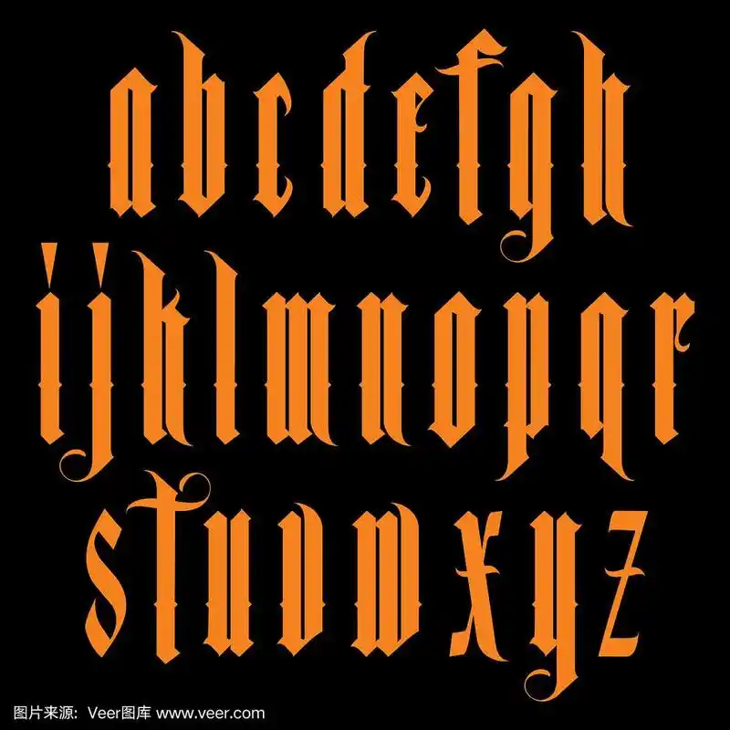 现代哥特式字体