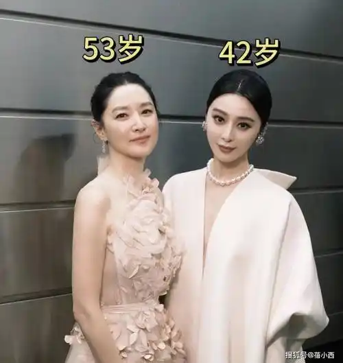 53岁李英爱同框42岁范冰冰!终于见识了气质美与媚态美差距有多大