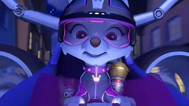 汪汪队立大功:甜甜抢走麦克风,汪汪队霸气出击,夺回麦克风_网易视频