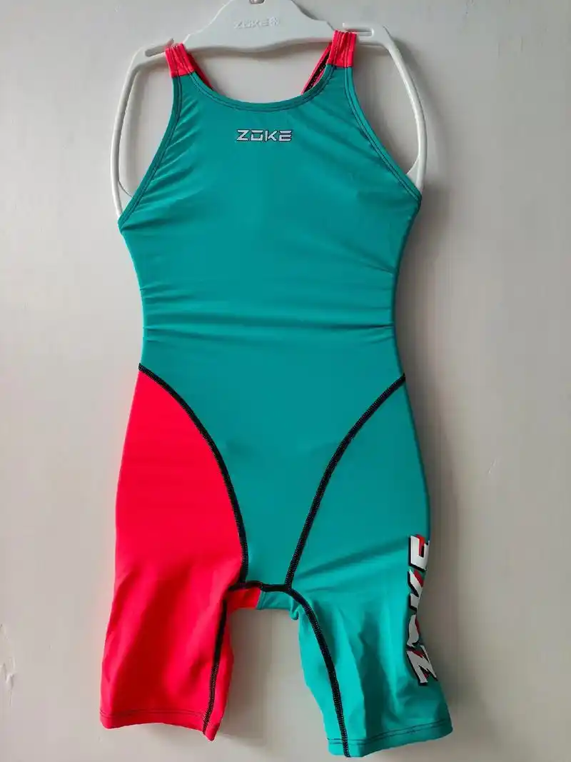 五分平角专业游泳衣.