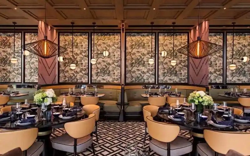 梁志天手绘效果图风格特点 #中餐厅案例 中餐厅丨梁志天设计 仔新