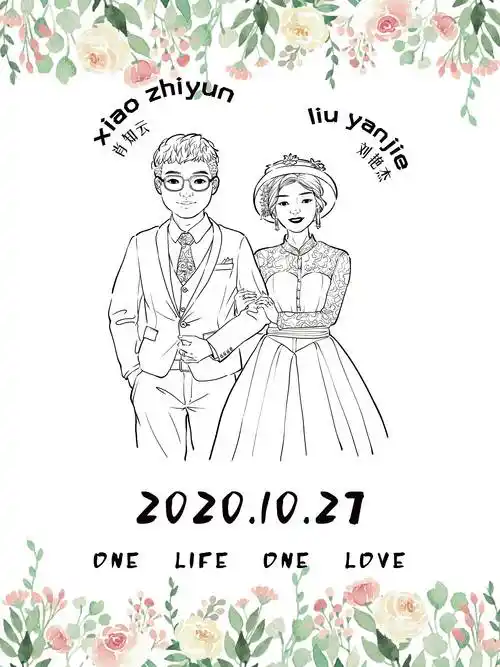 是我们的婚纱照呀