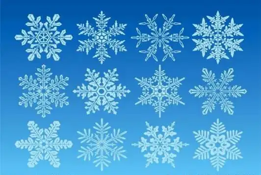 最简单的雪花简笔画六瓣雪花简笔画画法步骤