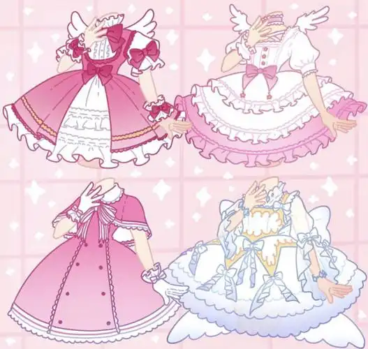 美少女战士#百变小樱#光之美少女#裙子#手帐素材#换装打扮