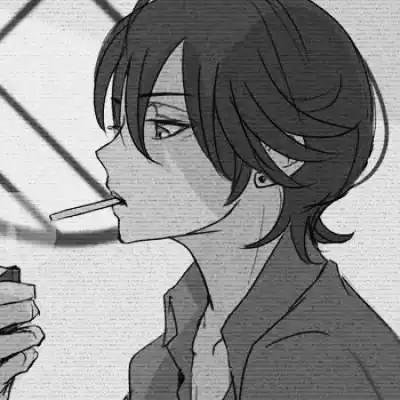 齐烟 黑白动漫男头 望喜_卡通动漫头像_我要个性网