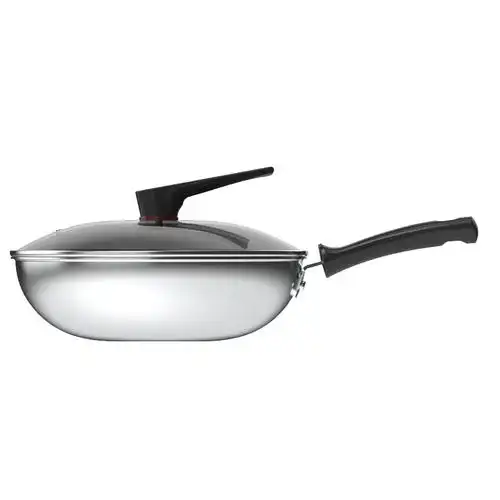 [美的]32wok504不锈钢不粘锅家用炒锅电磁炉煤气灶专用炒菜锅