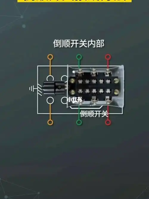 倒顺开关380v和220v接线大全#电工  #零基础学习电工  #电工知识