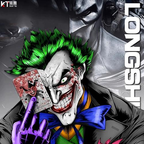 漫威dc黑暗骑士蝙蝠侠小丑个性改装车贴车窗后档划痕遮挡装饰贴画