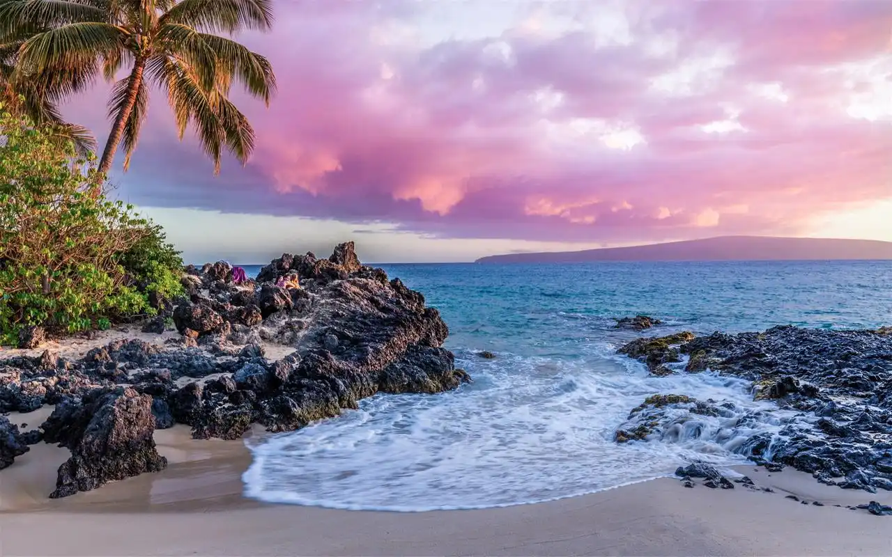 唯美的海边风景高清桌面电脑壁纸高清大图预览1920x1200_风景壁纸下载