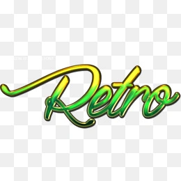 绿色英文艺术字装饰