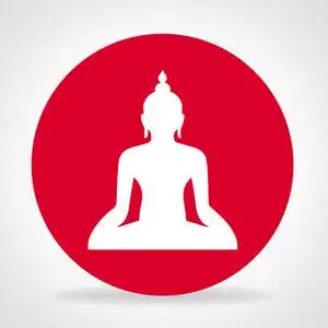 佛陀的剪影.佛教照片