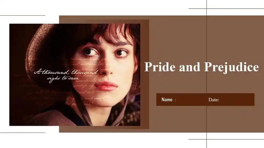 《傲慢与偏见》ppt