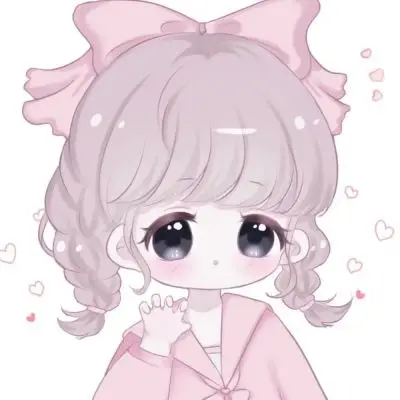 软锦可爱卡通q版手绘动漫软妹女生头像