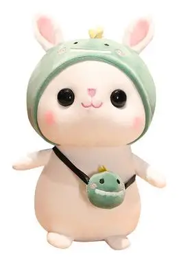 可爱兔子玩偶公仔兔年吉祥物毛绒玩具女孩抱枕睡觉抱娃娃礼物女生