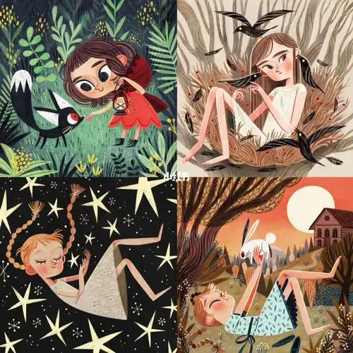 西班牙插画师david sierra listo07n#我的随手画  #笔记灵感  #用