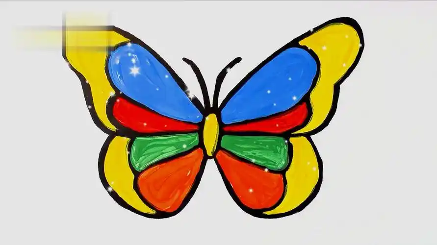 简易画教你画蝴蝶