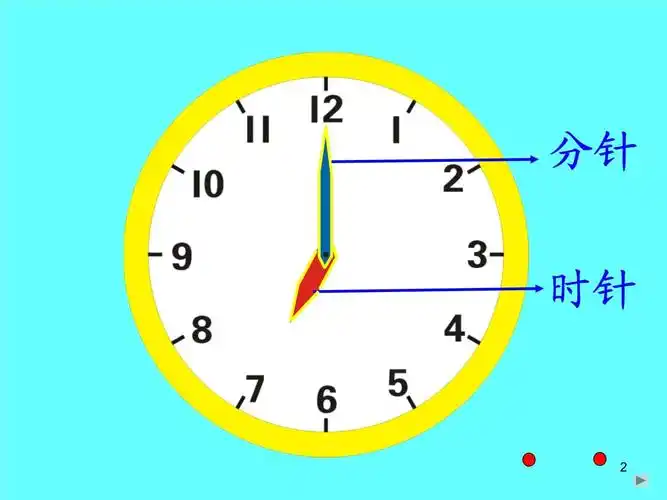 人教版小学数学一年级上册《7认识钟表》名师教学课件-9_第2页