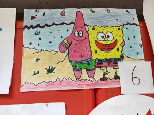 泸县天兴镇中心幼儿园中班开展手工及绘画作品评比