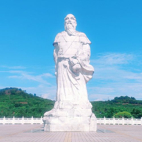 大型彭祖石雕像人物雕塑定制户外广场景观落地摆件