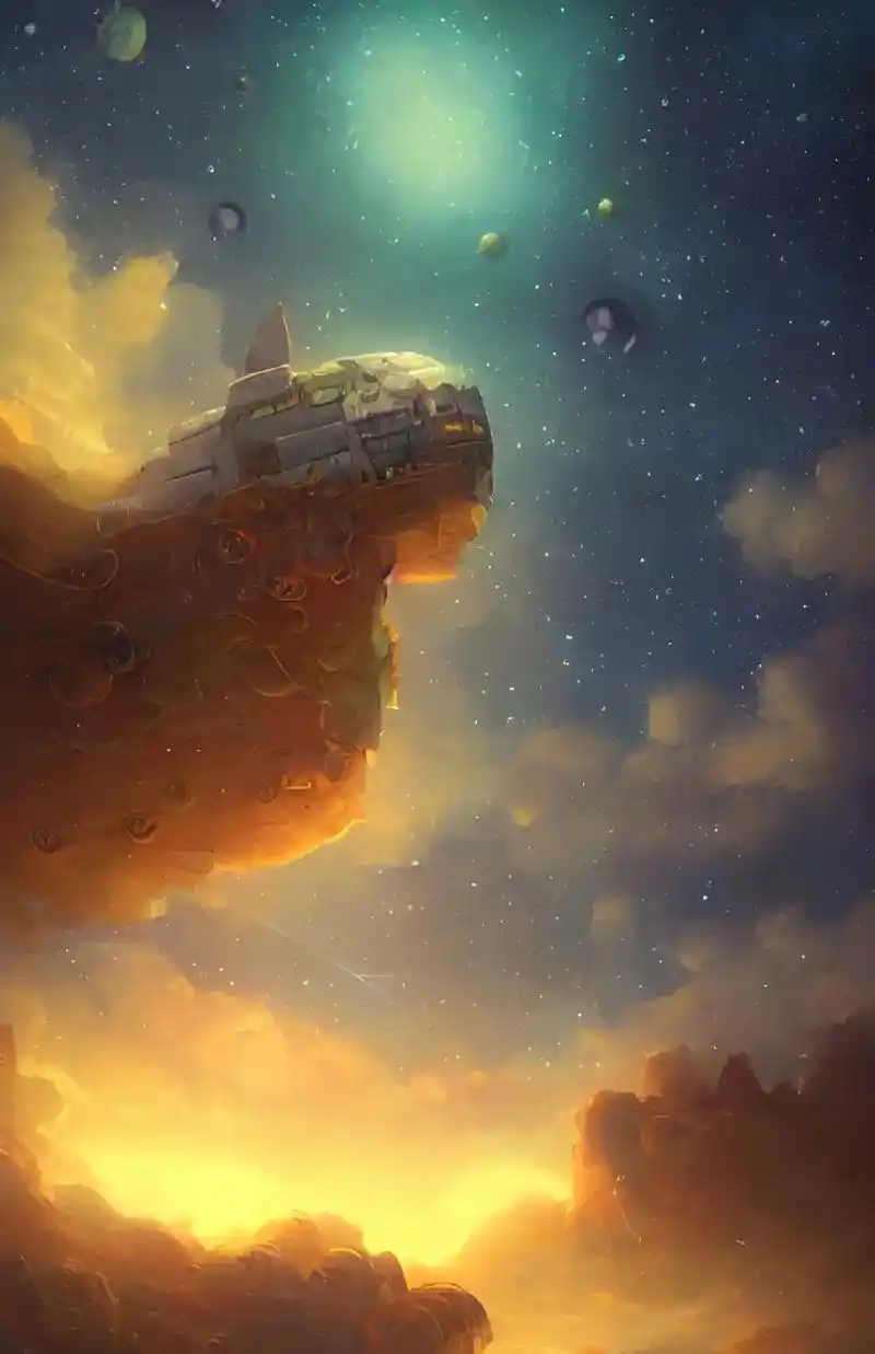 星空迷上了山野,有雾有灯也有归人.#绝美壁纸  - 抖音