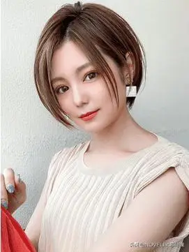 【夏末版】建议显瘦短发⑤优雅无刘海短发