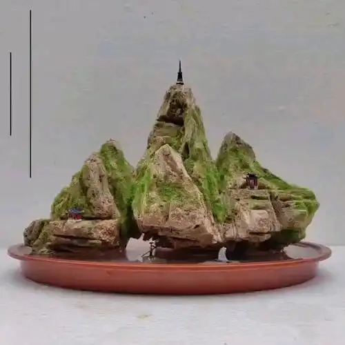 吸水石上水石假山盆景鱼缸造景微景观