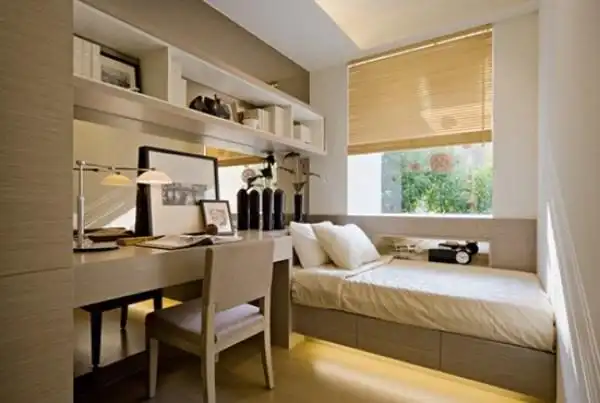 书房装修效果图 喧嚣都市里的书香气息