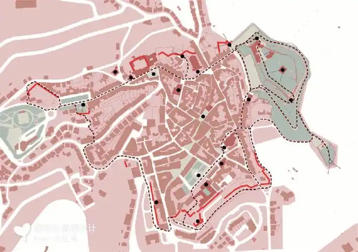 景观设计  #粉色系  #平面灵感拼贴  #拼贴风效果图  #毕业设计