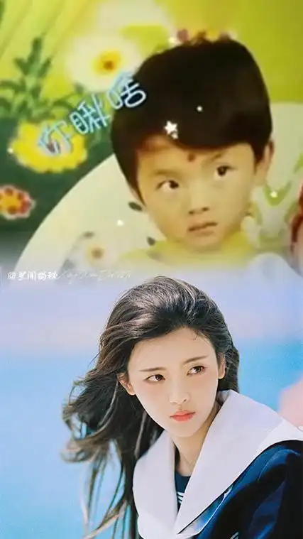 杨超越童年照##杨超越问孟子义最近过得可好