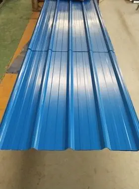 钢板铁皮雨棚彩钢瓦雨棚x