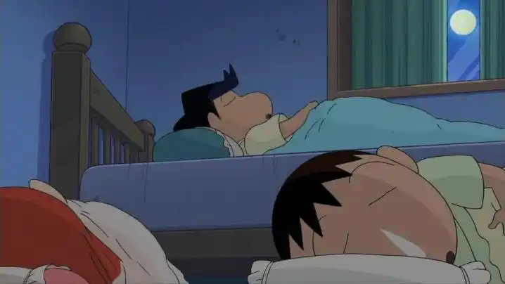 小新擅自叫了大家去风间家过夜,风间一晚上要被小新气疯