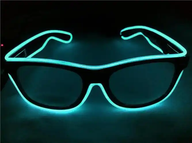 赛博朋克 新款led发光眼镜cos夜店酒吧音乐节dj派对聚会男女通用装饰