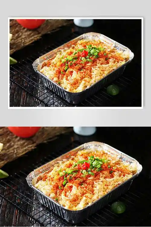 烧烤锡纸酸菜图片