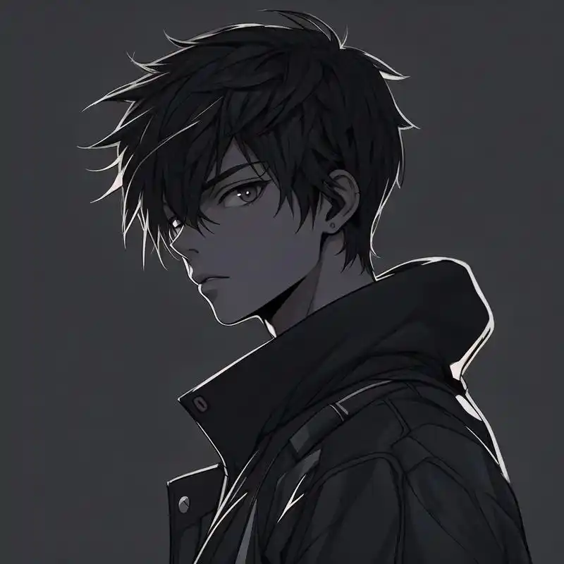 暗黑系男生头像,动漫风格你爱了吗?94