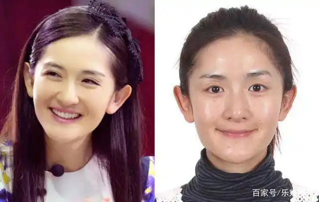 盘点明星卸妆前后对比照,大s双目无神,最后一位额头都是痘痘