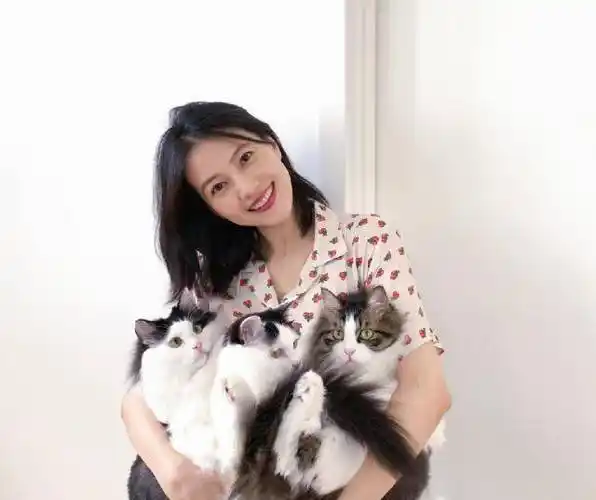 高圆圆产后3个月现身穿樱桃衬衣配牛仔裤对镜甜笑状态似少女