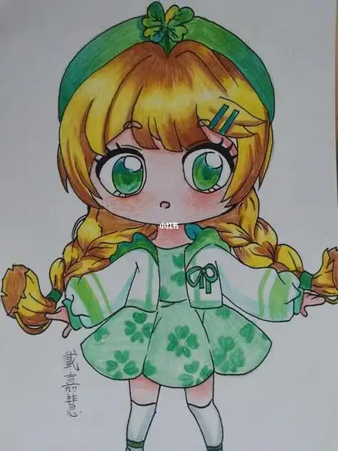 彩铅画动漫人物彩铅画动漫人物教程