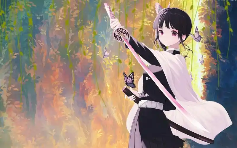 栗花落香奈乎2k 鬼灭之刃 动态视频壁纸