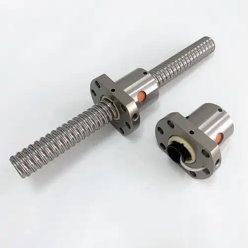 高品质螺母sfu12048020圆法兰系列滚珠丝杠精密研磨冷轧机床丝杆