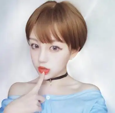 清爽女生露耳超短发发型图片