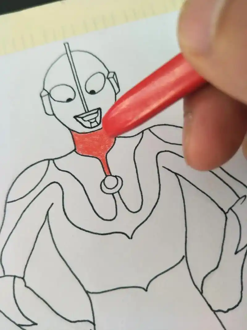 初代奥特曼绘画.#画画 #一起学画画 #手绘 #奥特曼简笔画 - 抖音