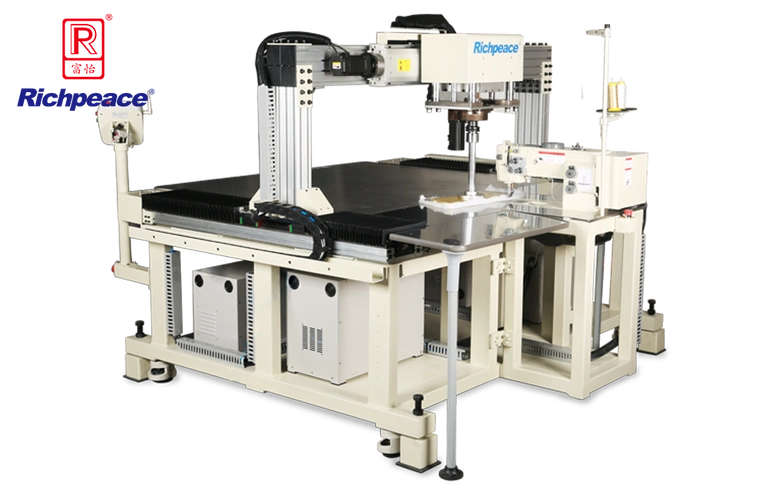 富怡全自动臂桥式厚料缝纫机_全自动缝纫设备_产品中心_上工富怡智能