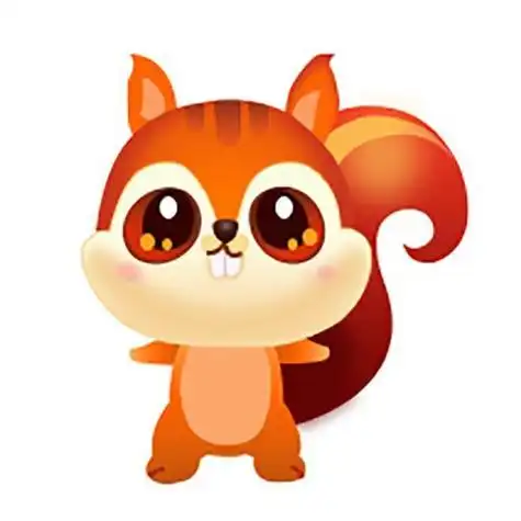 卡通小松鼠头像