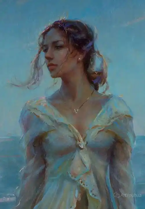 美国画家丹尼尔格哈茨的人物画真是看一遍爱一遍把油画的魅力体现得