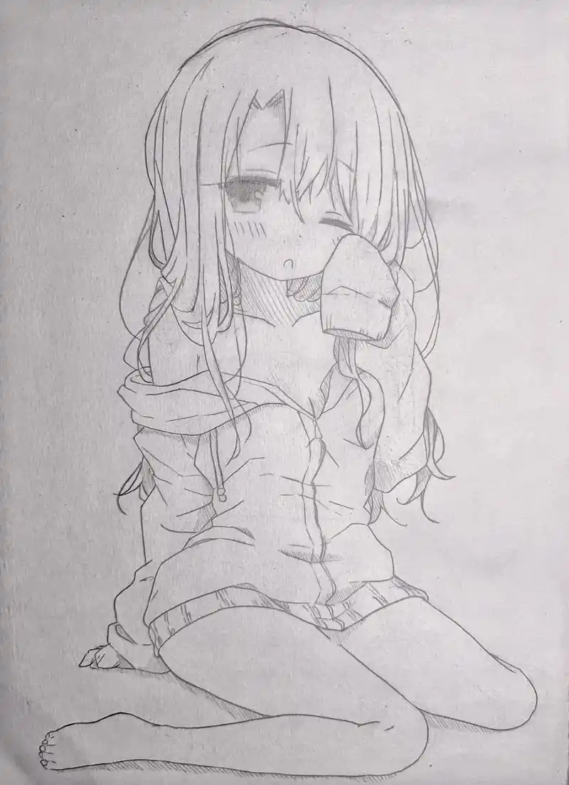 画画 #铅笔稿 #伊莉雅 早上好呀#手绘 - 抖音