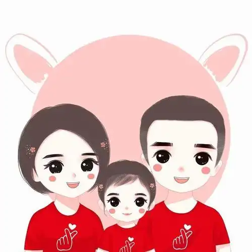 家有一女两女全家福微信头像合集有你喜欢的吗