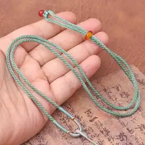 编织简约绳子项链绳吊坠男女款戒指玉佩玉坠平安扣可调挂绳挂脖